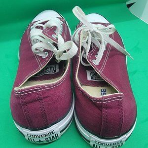 Converse All Star OX Shoes M9691 Unisex M-8.5, W-10.5 Maroon